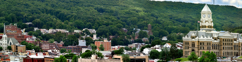 View of Pottsville, PA